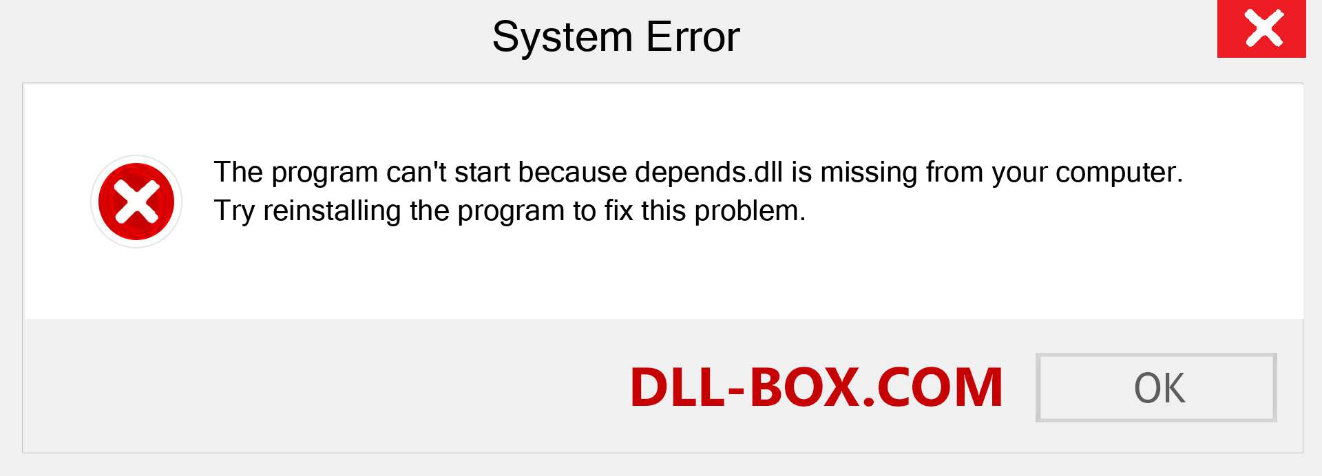  depends.dll file is missing?. Download for Windows 7, 8, 10 - Fix  depends dll Missing Error on Windows, photos, images